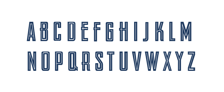 Rusher Regular Lowercase
