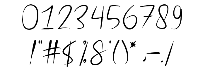 Rusher Font OTHER CHARS