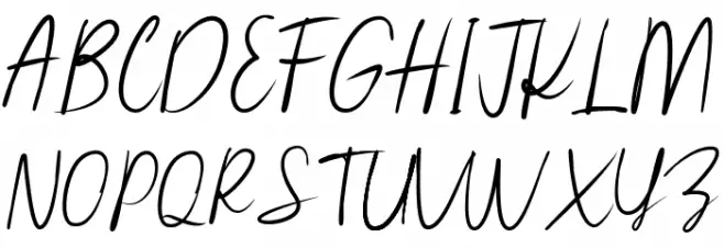 Rusher Font Litere mari
