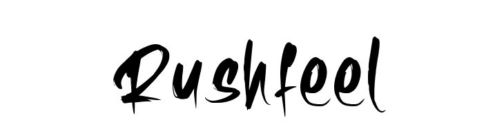 Rushfeel  免费字体下载