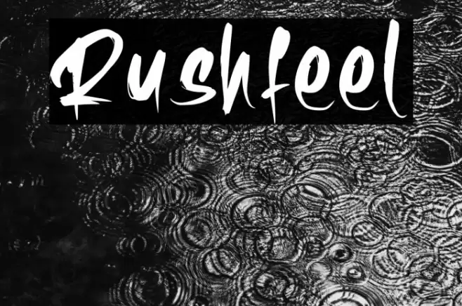 Rushfeel Font examples
