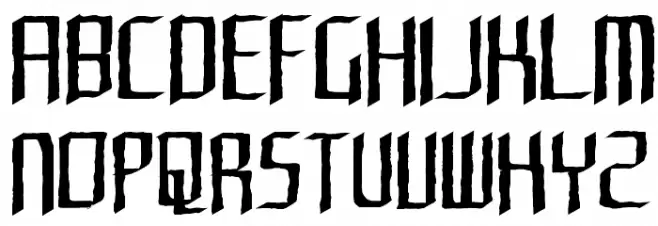 Rushil Test Fuentes MAYÚSCULAS
