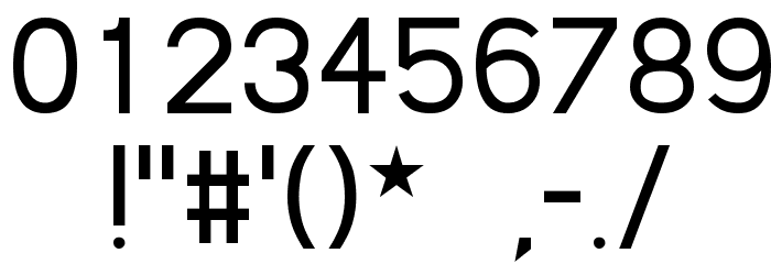 Rushin Regular Font OTHER CHARS