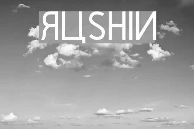 Rushin Font examples