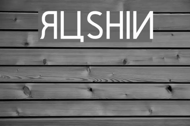 Rushin Font examples