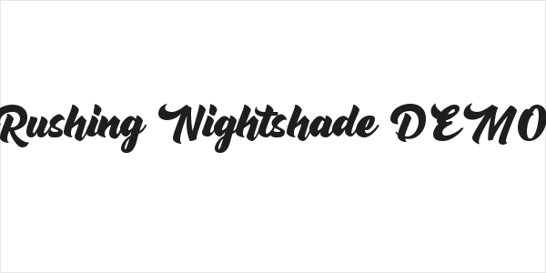 Rushing Nightshade DEMO Logo