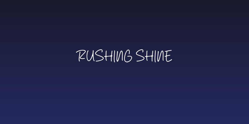 Rushing Shine Social Header