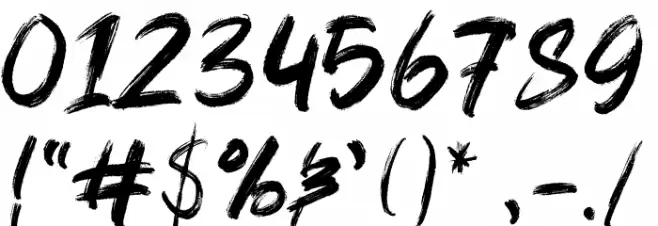 Rushink DEMO Font OTHER CHARS