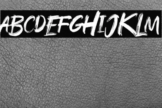 Rushink DEMO Font examples