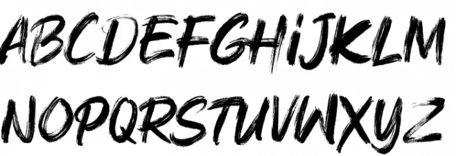 Rushink DEMO Font LOWERCASE