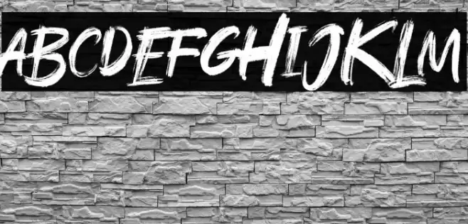 Rushink DEMO Font examples