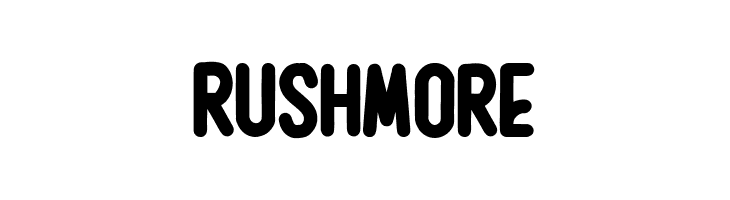 Rushmore  font caratteri gratis
