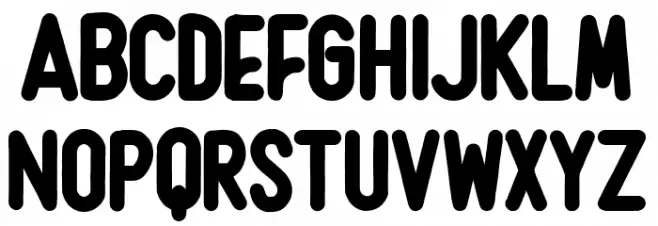 Rushmore फ़ॉन्ट लोअरकेस