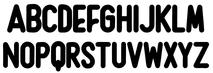 Rushmore Font LOWERCASE