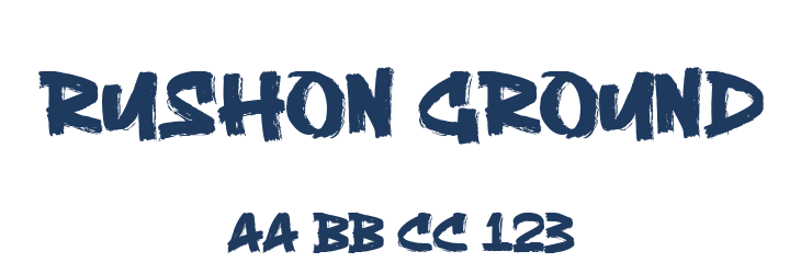 Rushon Ground Font Preview