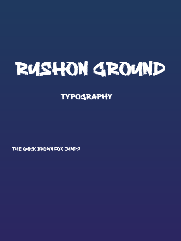 Rushon Ground Poster