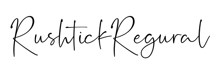 Rushtick Regural  baixar fontes gratis