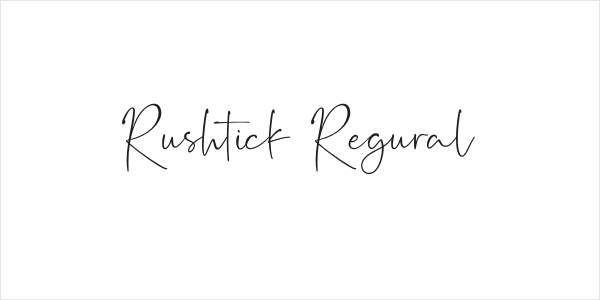 Rushtick Regural Logo