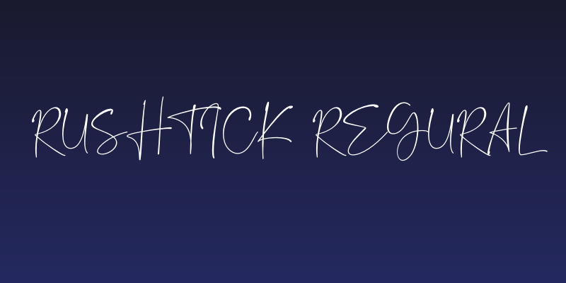 Rushtick Regural Social Header