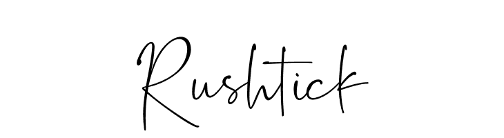 Rushtick फ़ॉन्ट