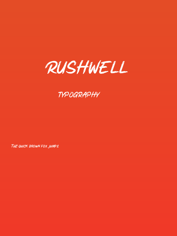 Rushwell Poster