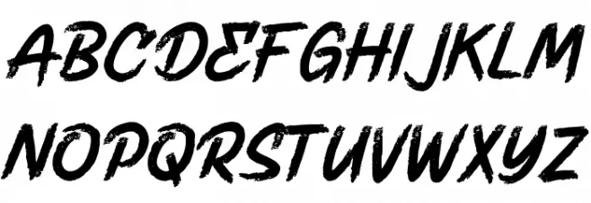 Rushwell خط أحرف صغيرة