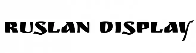 Ruslan Display  Fuentes Gratis Descargar