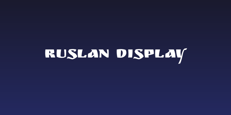 Ruslan Display Social Header
