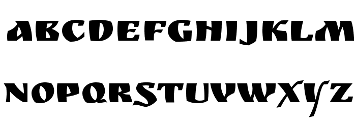 Ruslan Display Font LOWERCASE