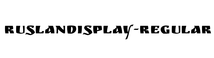 RuslanDisplay-Regular  Free Fonts Download