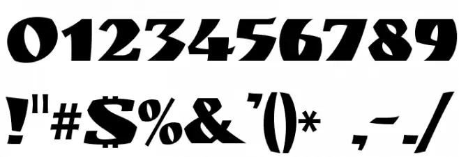 RuslanDisplay-Regular Font OTHER CHARS