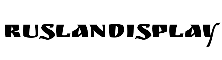 RuslanDisplay  Descarca Fonturi Gratis