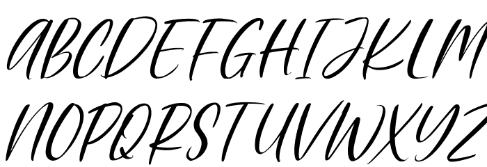 RuslinyScript-Italic Polices MAJUSCULES