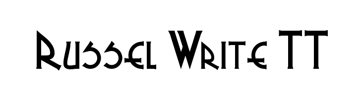 Russel Write TT  Free Fonts Download