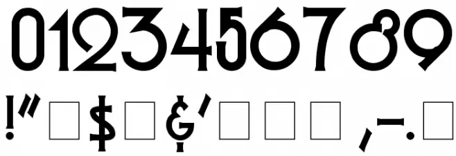 Russel Write TT Font OTHER CHARS