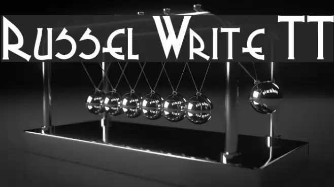 Russel Write TT Font examples