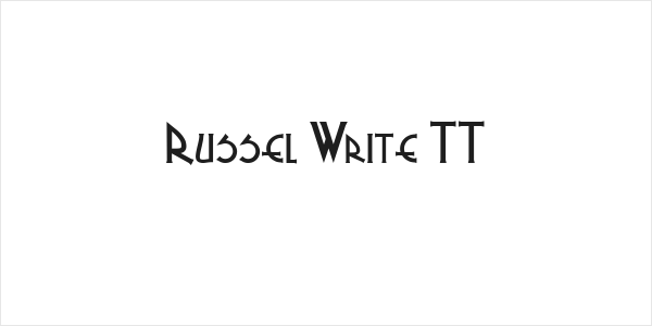 Russel Write TT Logo
