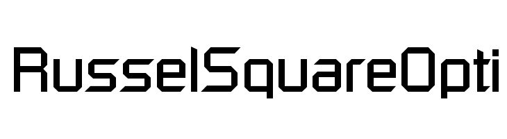 RusselSquareOpti  les polices de caractères gratuit tlcharger