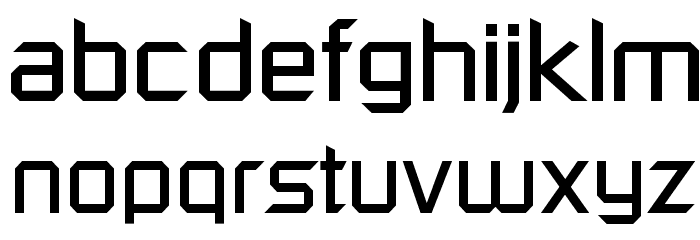 RusselSquareOpti Font LOWERCASE