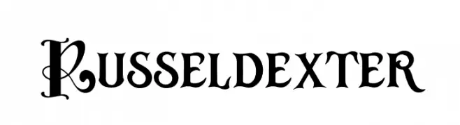 Russeldexter  Frei Schriftart Herunterladen