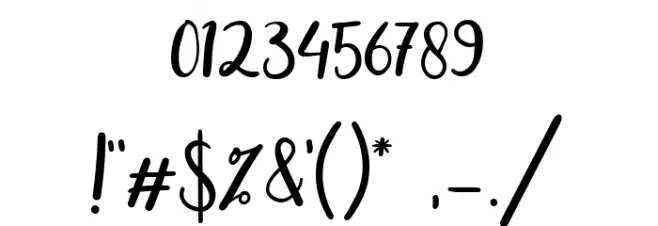 Russelia Font OTHER CHARS