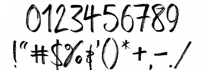 Russell-Regular Font OTHER CHARS