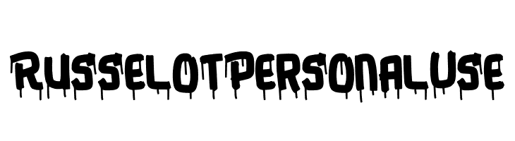 Russelot Personal Use  font caratteri gratis