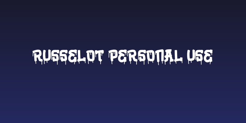 Russelot Personal Use Social Header