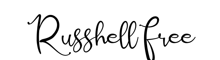 Russhell Free Font