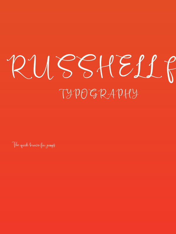 Russhell Free Poster