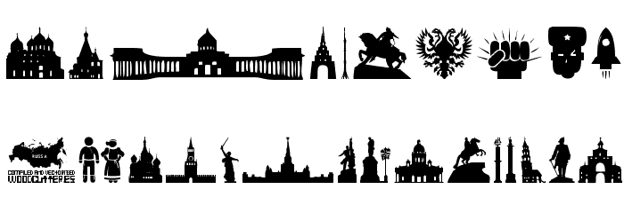Russia Font OTHER CHARS