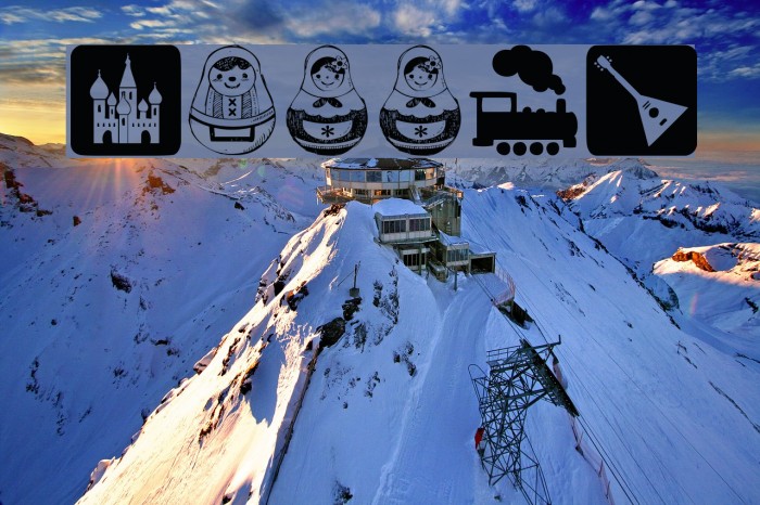 Russia Font examples