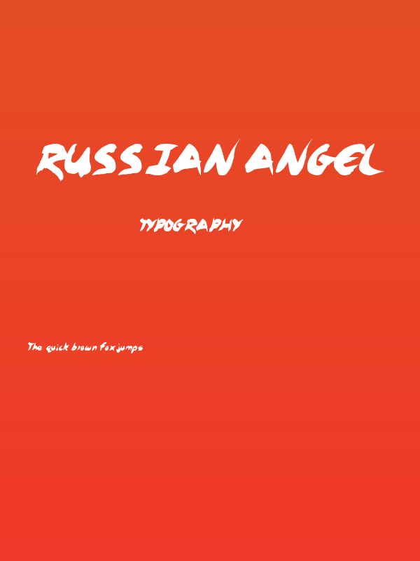 Russian Angel Poster