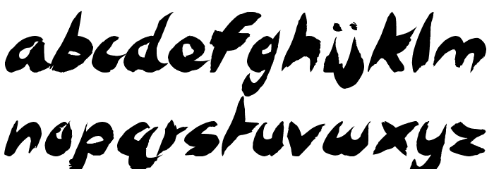 Russian Angel Font LOWERCASE